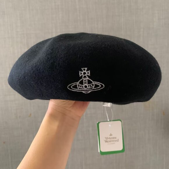 Vivienne Westwood Wool Beret Hat - Picture 1 of 7